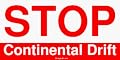 STOP Continental Drift Bumper Sticker
