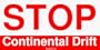 STOP Continental Drift Bumper Sticker