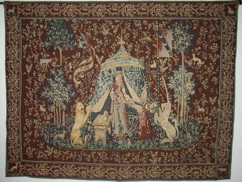 Large Unicorn of Desire Tapestry (60 in. x 80 in.)