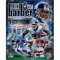 Tiki Barber New York Giants - Legends Collage - Autographed 8x10 Photograph