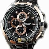 CURREN Stylish Mens Wrist Watch 8023 Rosegold Black