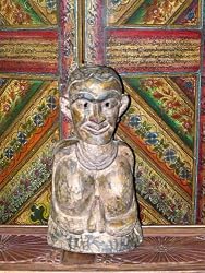 India Tribal Hand Carved Wood Mask Antique