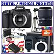 Canon EOS 7D 18MP SLR Digital Camera + Sigma 105mm f/2.8 EX DG Medium Telephoto Macro + Sigma Flash Macro Ring EM-140 DG + 16GB CF + Tripod + Hard Case + Remote Shutter Release + Combined 10-Year Digital SLR & Lens Warranty + Willoughby's Dental/Medical Accessory Package