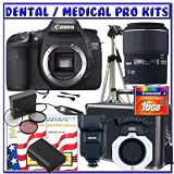 Canon EOS 7D 18MP SLR Digital Camera + Sigma 105mm f/2.8 EX DG Medium Telephoto Macro + Sigma Flash Macro Ring EM 140 DG + 16GB CF + Tripod + Hard Case + Remote Shutter Release + Combined 10 Year Digital SLR & Lens Warranty + Willoughbys Dental/Medical Accessory Package Canon EOS 7D 18MP SLR Digital Camera + Sigma 105mm f/2.8 EX DG Medium Telephoto Macro + Sigma Flash Macro Ring EM-140 DG + 16GB CF + Tripod + Hard Case + Remote Shutter Release + Combined 10-Year Digital SLR & Lens Warranty + Willoughbys Dental/Medical Accessory Package