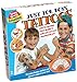 Small World Toys Temporary Tattoo Kids, 174 Pcs Just For Boys Tattoos Body Face Fake Arm Tattoos, Ideal for Kids Party Favors, Tattoos for Boys 6+