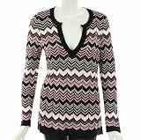 Charter Club Sweater, Flame Stitch
