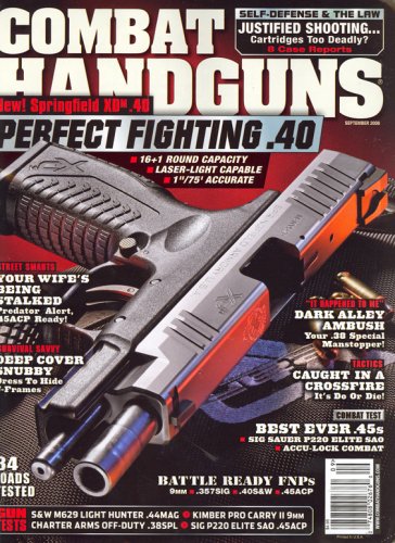 Combat Handguns, September 2008 Issue