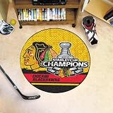 Chicago Blackhawks Stanley Cup Champs Circle Shaped Rug