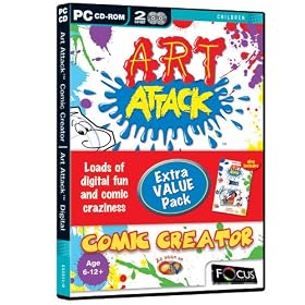 Art Attack Digital & Art Attack Comic Creator Double Pack (PC)