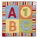 Alphabet Soup Throw Rug