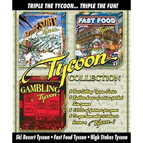 Tycoon 3 Pack Ski Resort Fast Food and Gambling Tycoon