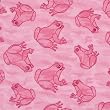 By the Yard Pink Camo Frog Quilt Flannel Fabric
