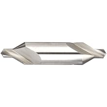 Magafor 1055 Series Cobalt Steel Combined Drill and Countersink, Uncoated (Bright) Finish, Plain Style, 60 Degrees, #6 Size, 0.5" Body Diameter