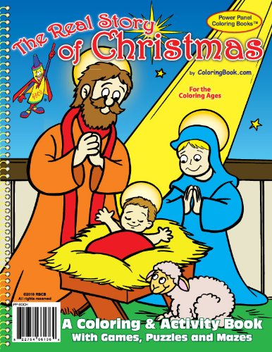 The Real Story of Christmas Coloring Book (8.5x11)