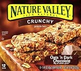 Nature Valley Crunchy Granola Bars, Oats 'n Dark Chocolate, 12-Count Boxes (Pack of 6) by Nature Valley Best Prices