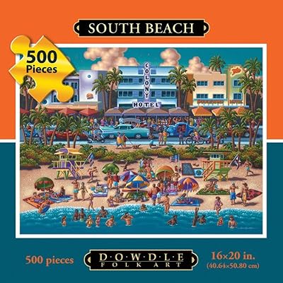 South Beach 500pc 16x20 Jigsaw Puzzle by Eric Dowdle