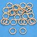 25 14K Gold Filled Split Rings Charms Connectors 6mm