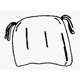 JORDAN UNIVERSAL CHAIR PAD 19W x 16D by Jordan