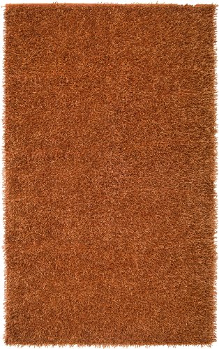 Rizzy Rugs ST-1765 9-Foot by 12-Foot Straw Area Rug, Shag Orange/Orange