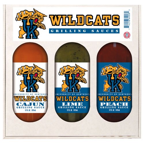 Kentucky Wildcats NCAA Grilling Gift Set by Hot Sauce Harry