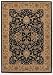 Couristan Izmir Floral Bijar - 7016-0001 - Ebony