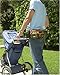 Diaper Dude Mini Diaper Bag, Gray with Orange Zippers