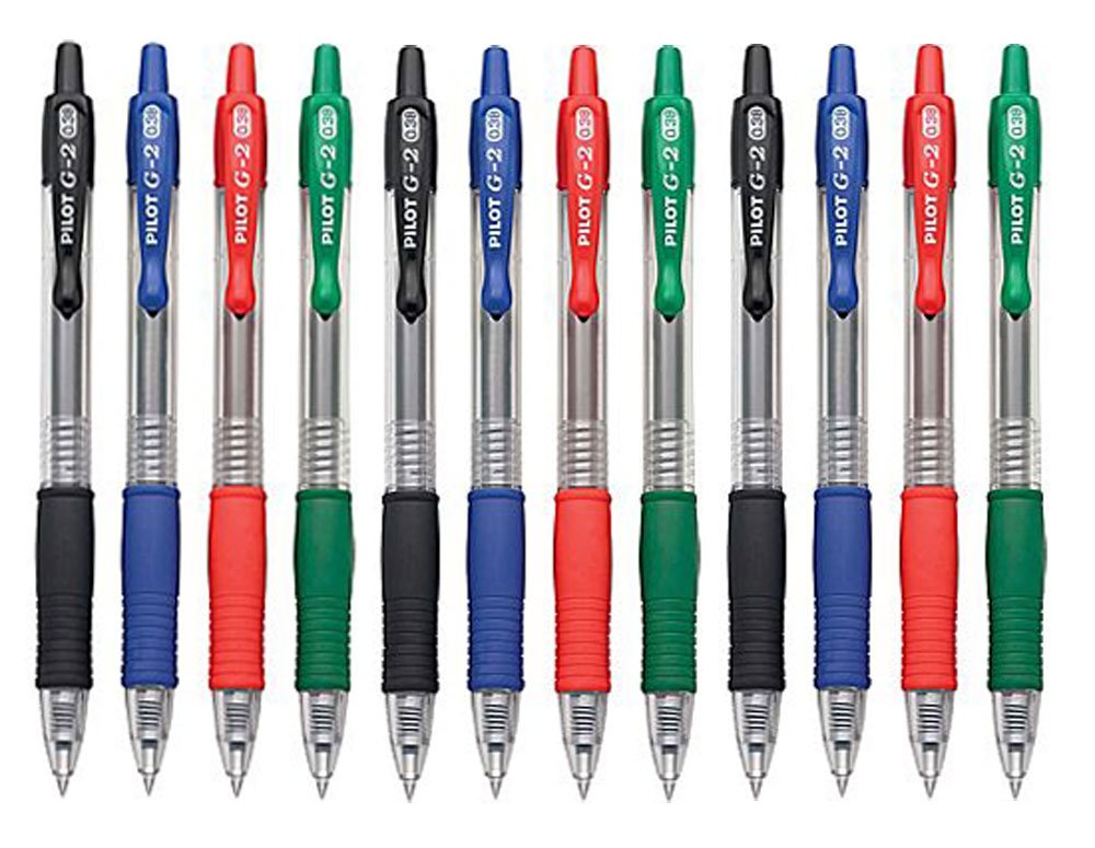 Pilot G2 Retractable Premium Gel Ink Roller Ball Pens, Ultra Fine Point