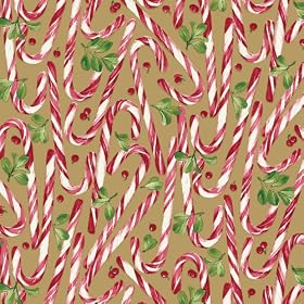Caspari Candy Canes 9-Foot Wrapping Paper Roll