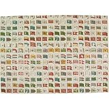 Flags Crests Banners Old European Countries Clans Poster Decoupage Gift Wrap 20 X 28