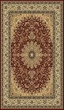 Traditional Area Rug, Elegance Collection, Red