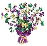 Mardi Gras Gleam N Burst Centerpiece Each