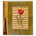 All Natural 80 Photo Handmade Photo Album - Red Tulip Design