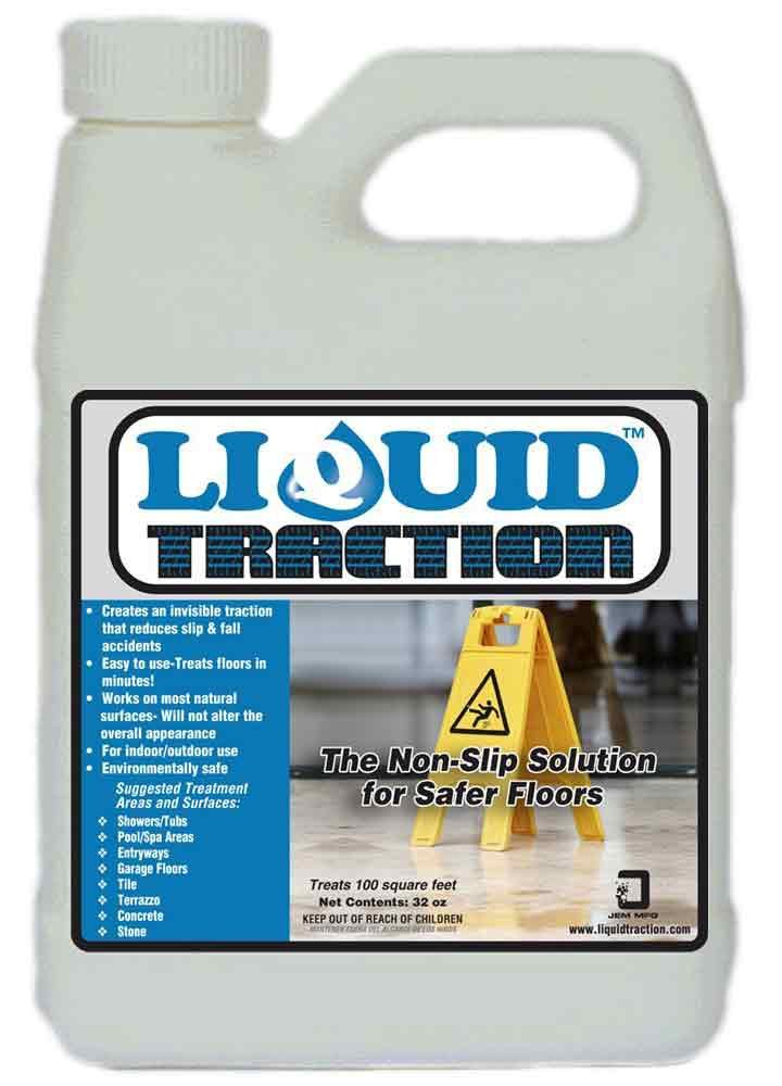 SlipDoctors Stone Grip Anti-Slip Floor Treatment, 1 Gallon Bottle ...