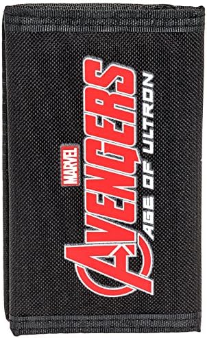 Marvel Comics Avengers Age of Ultron Thor 3D Velcro Trifold Wallet (Black)