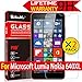 Nokia Lumia 640 XL Screen Protector, Lumia 640 XL Glass Screen Protector, AnoKe [Lifetime Replacement Warranty] Anti-Scratch Best Tempered Glass Screen Protector For Microsoft Nokia Lumia 640 XL-2Pack