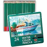 Liberty Bravo Premium Quality Colored Pencils Set of 24 Assorted Colors (CC-858ZM)