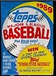 1989 Topps Baseball Cards Unopened Hobby Pack (15 cards per pack)