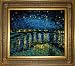 Art Reproduction Oil Painting - Starry Night Over The Rhone - Pre-Framed - Classic 20