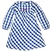 POLARN O. PYRET Cross Stitch Festive Check Dress (Baby)