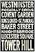 London Underground Vintage Stations Travel Poster - 13x19 custom fit with RichAndFramous Black 13 inch Poster Hangers