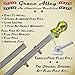 Flag Pole Kit: Includes Tangle Free Flag Pole, Flagpole Bracket and American Flag - Made in USA. Great for Residential or Commercial. (Brushed Aluminum)