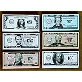 School Smart US Bills Play Money - Set of 320