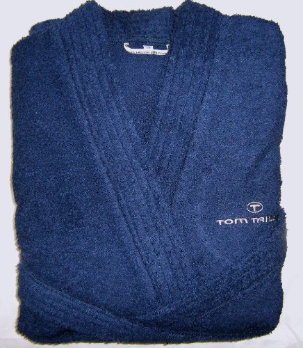 Tom Tailor 100300/908/704 \"Kimono\" Bademantel, Gr. XL, navy Preisvergleich