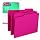 Smead 1/3-Cut File Folders, Letter Size, Red, 100 Per Box (12743)