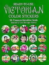 Ready-to-Use Victorian Color Stickers: 96 Pressure-Sensitive Seals