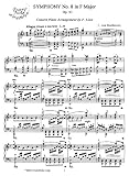 Beethoven Symphony No. 8, Op. 93 (Piano Transcription by F. Liszt): Instantly download and print sheet music