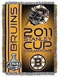 NHL Boston Bruins 2011 Stanley Cup Championship Acrylic Tapestry Throw