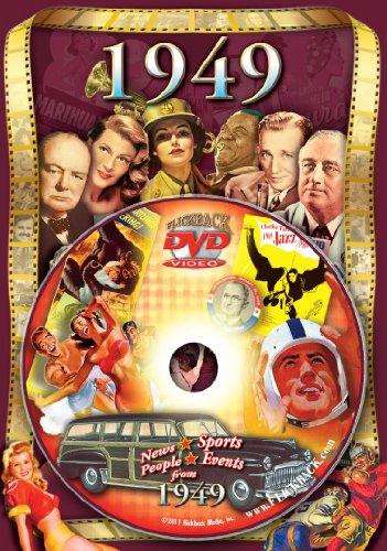 1949 Flickback DVD Greeting Card: 67th Birthday Gift or 67th Anniversary Gift