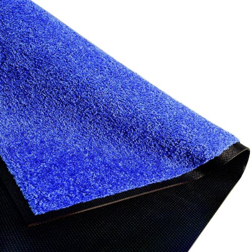 Tri-Grip Floor Mat: Steel Blue - 4' x 8' - Cleated Back