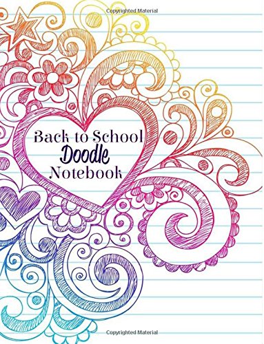 back to school doodle notebook extra large school notebooks  volume 8